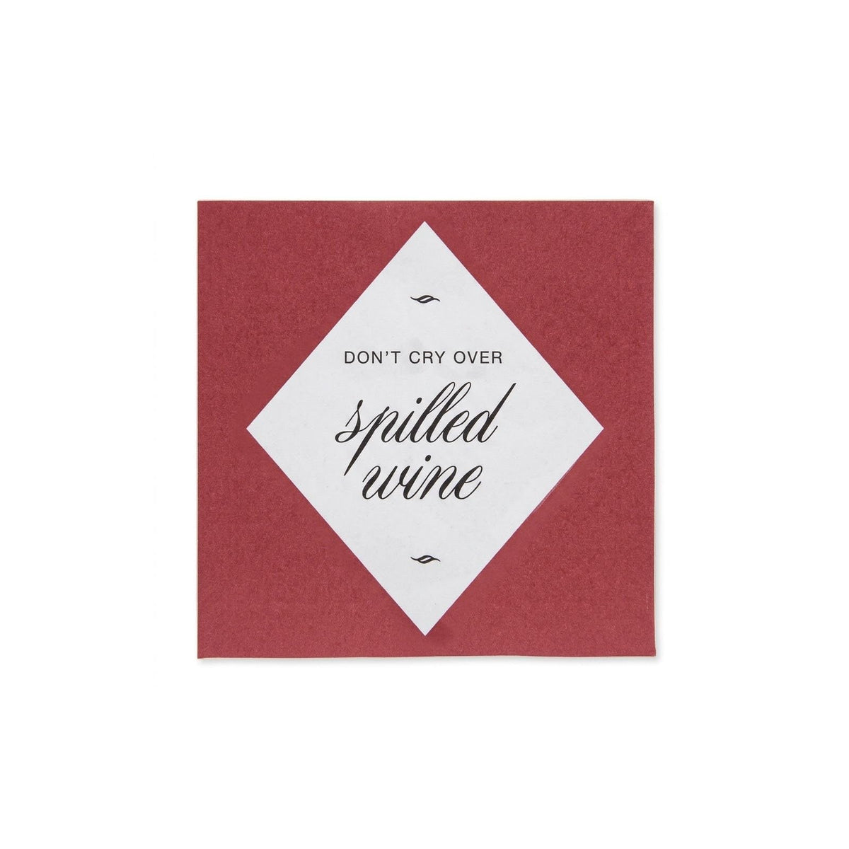 Harman Disposable Napkin, 5" x 5", Red