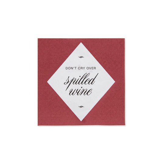 Harman Disposable Napkin, 5" x 5", Red