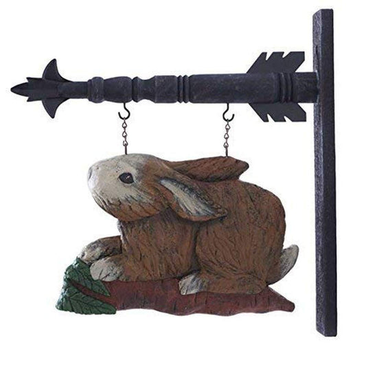 K&K Interiors 20283A Rabbit on Carrot Arrow Replacement, Pillows 36, Brown