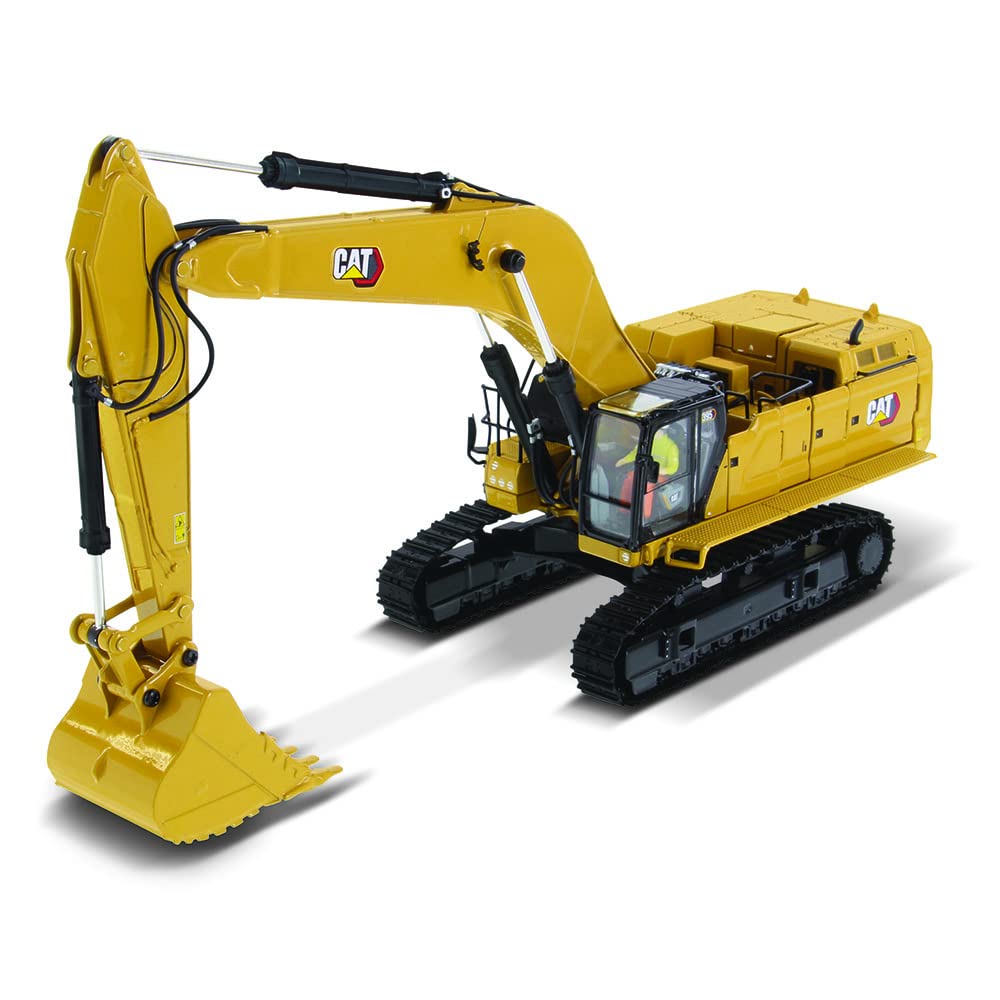 1:50 Scale Cat 395 Super-Large Next-Generation Hydraulic-Excavator (GP Version), with 2 Additional Work Tools Hammer and Shear - High Line Series by Diecast Masters - 85709