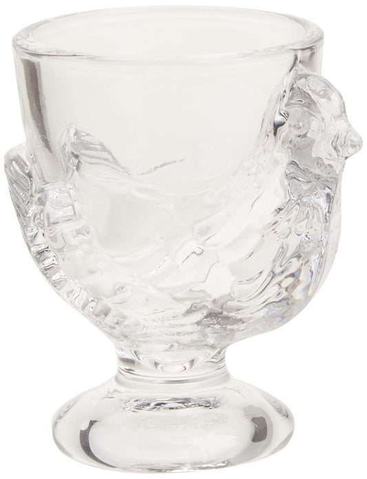 Abbott Collection  Glass Chicken Egg Cup