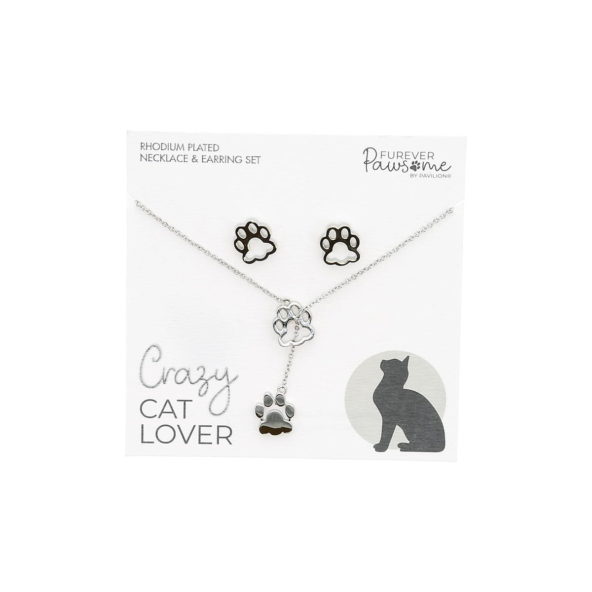 Pavilion Gift Company Jewelry Set, 18.25", Silver