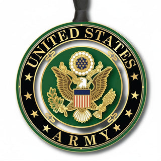 Beacon Design ChemArt United States Army Seal Ornaments