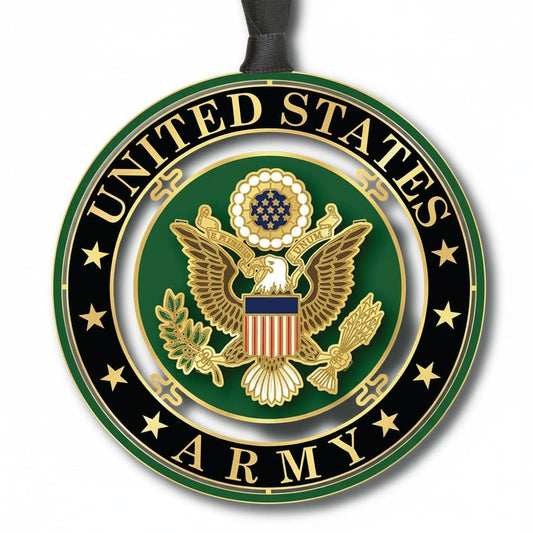 Beacon Design ChemArt United States Army Seal Ornaments