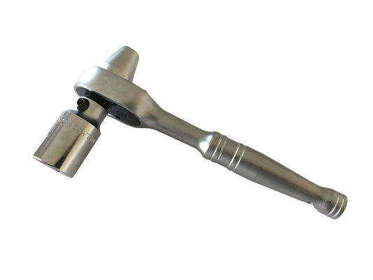 EZ Travel Distribution Scaffolding Ratchet Wrench with Steel Head Chrome-Moly 7/8" Socket