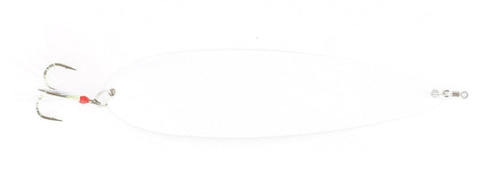 Nichols Lures 8FS16-35 8" Ben Parker Magnum Flutter Spoon Pearl, 3.5 oz