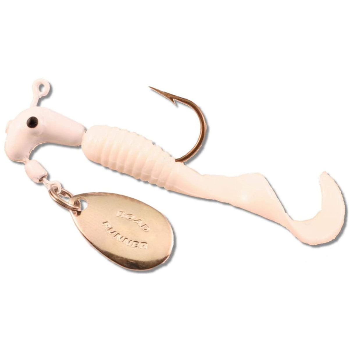 Road Runner Fishing Hook, 1/16 oz, White