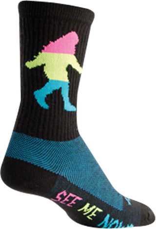 SockGuy, Men's Wool Socks - Small, Sasquatch 2