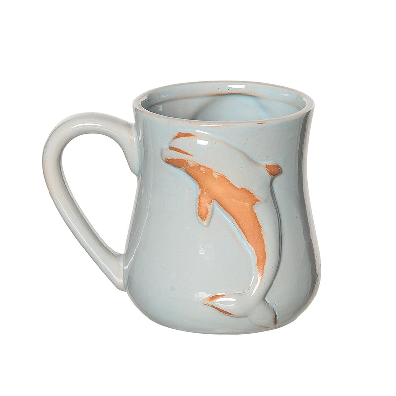 Beachcombers Dolphin Light Blue Coffee Mug, 5.78-inch Length, Drinking Beverage Accessories