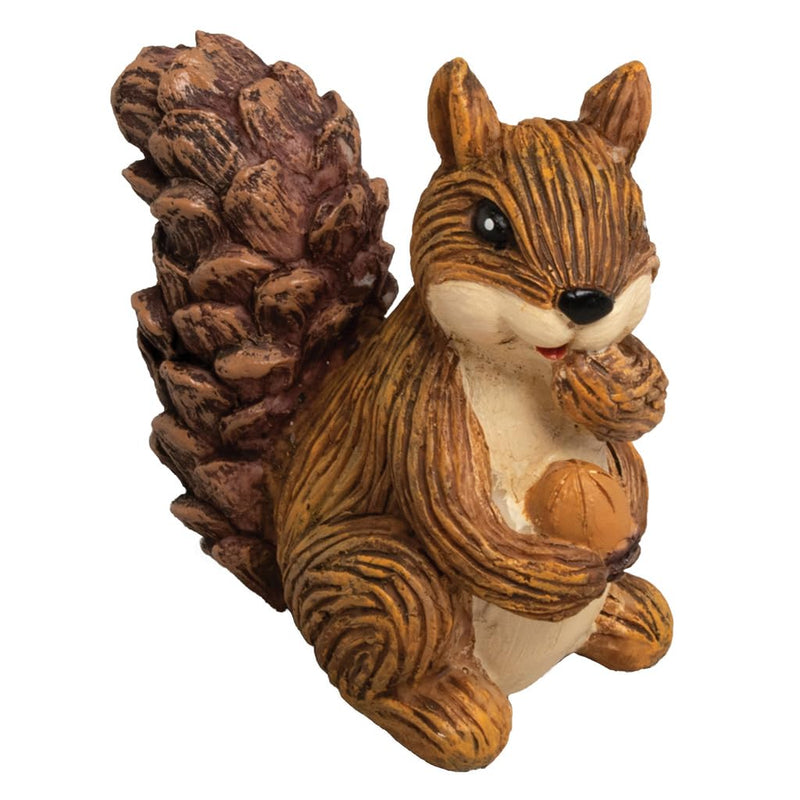 Lipco Pine Cone Tailed Squirrel Figurine, Polyresin, Home Decor Accessories