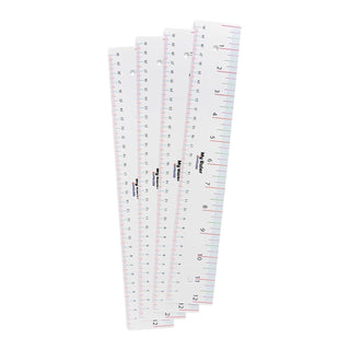 Hygloss Ruler, 12", White