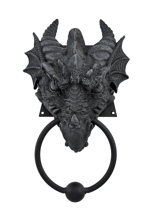 Pacific Trading Giftware Gothic Dragon Door Knocker Cast Iron Finish