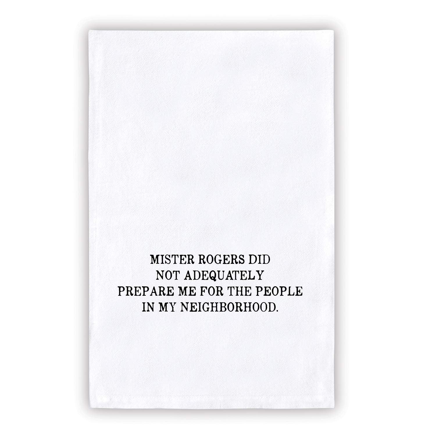 Creative Brands SB Design Studio Face to Face Thirsty Boy Bar Towel, 30" x 30", Mr. Rogers