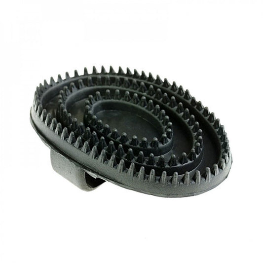 HORZE Rubber Curry Comb - Black - One Size