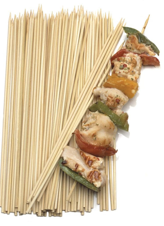 Norpro 9-Inch, 100 Count Bamboo Skewer, 9", Brown