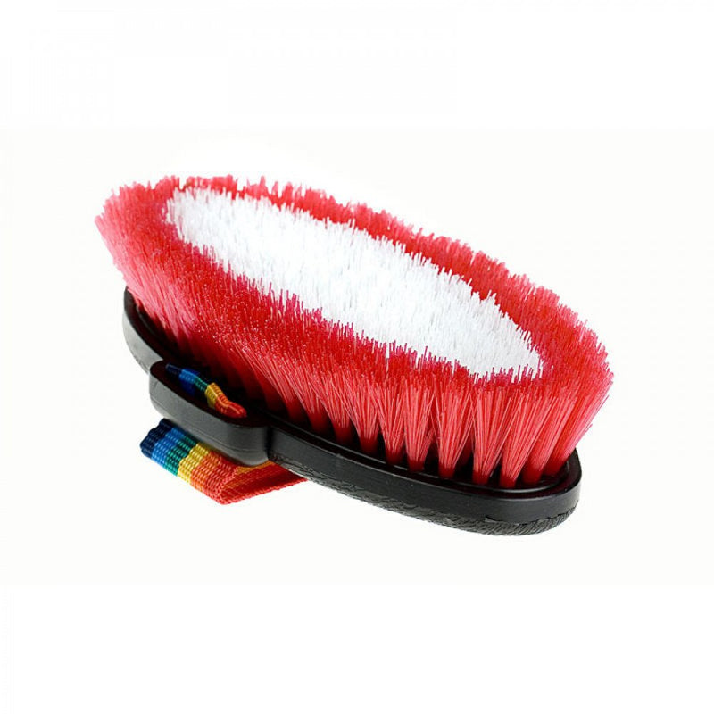 HORZE Large Basic Body Brush - Red - One Size