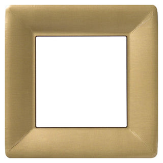 Ideal Home Range Dishware Plate, 10-Inches, Classic Linen Gold
