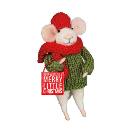 Primitives by Kathy Decorative Signage, 2.5x4.5 inches, Grey, Green, Red