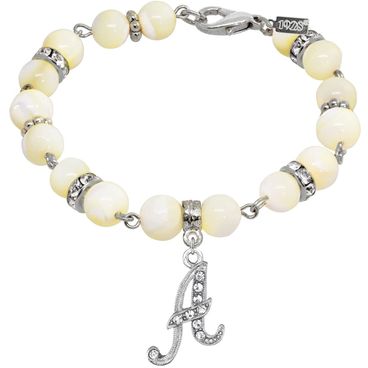 1928 Jewelry Company Bracelet, 7.75"L, Crystal Clear