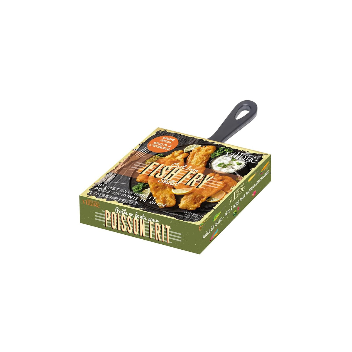 Gourmet du Village Saute Fry Pan, Black