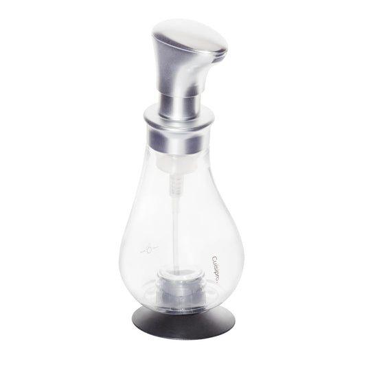 Browne & Co Kitchen Grips Inc Cuisipro 13 Ounce Foam Pump Soap Dispenser, Silver