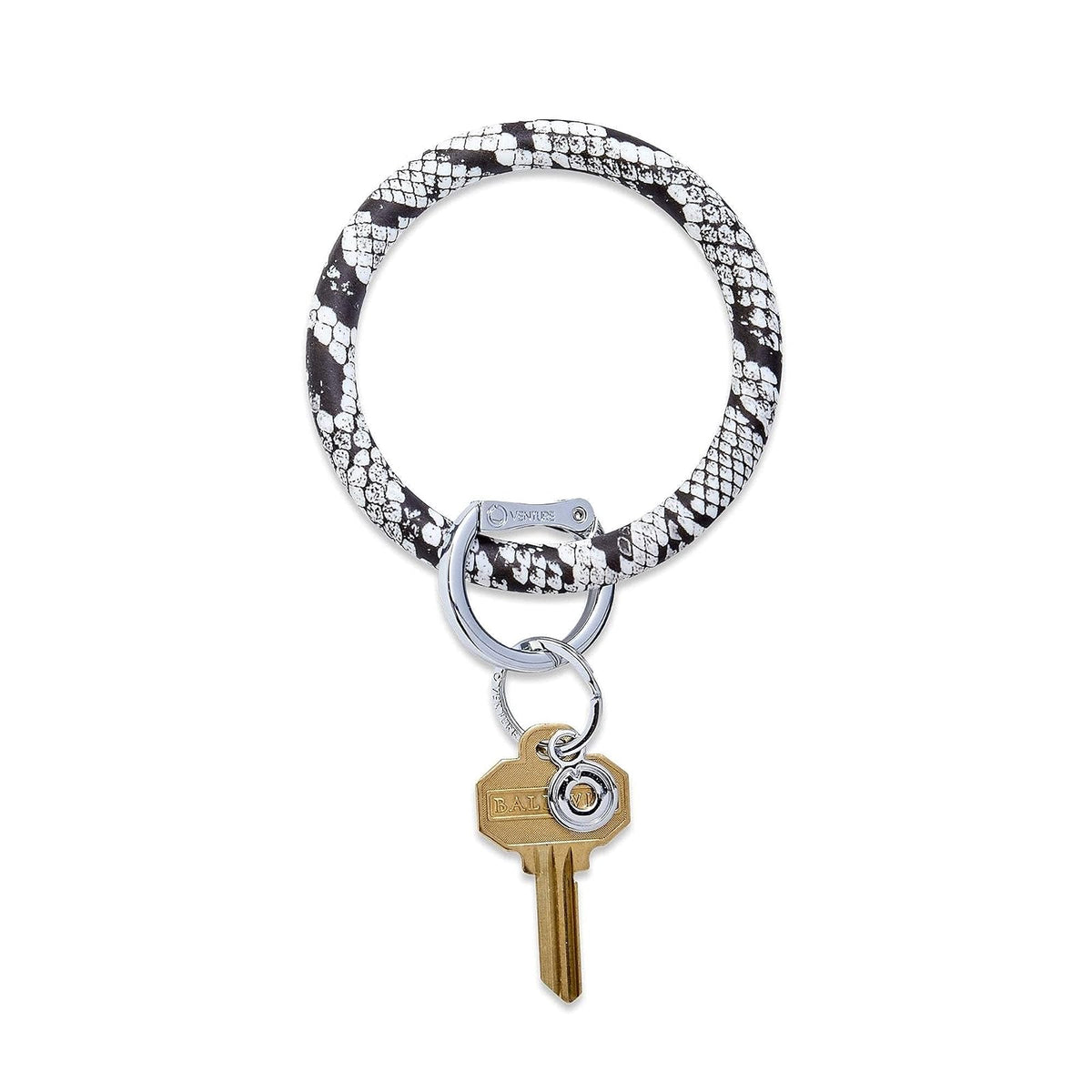 Oventure Keychain, One Size, Tuxedo Snakeskin