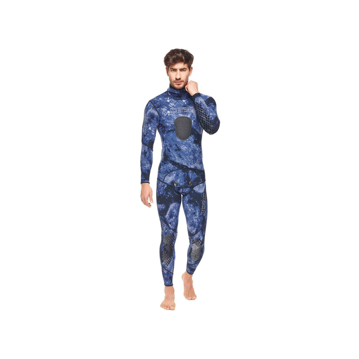 SEAC Sport Wetsuit, Medium, Camo Blue