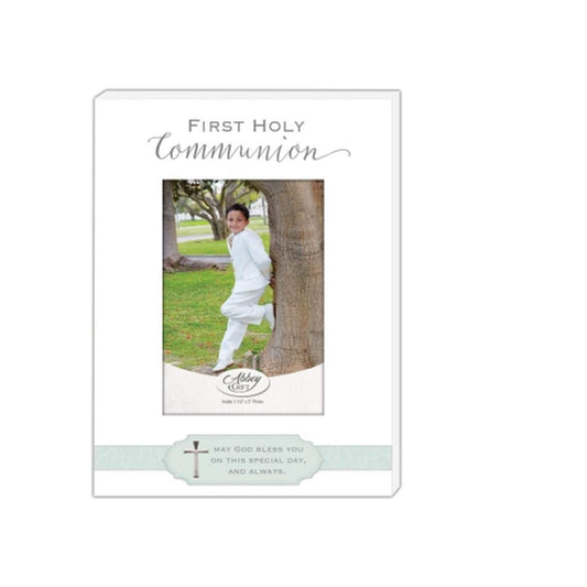 Cathedral Art Picture Frame, 5" x 7", Blue Communion