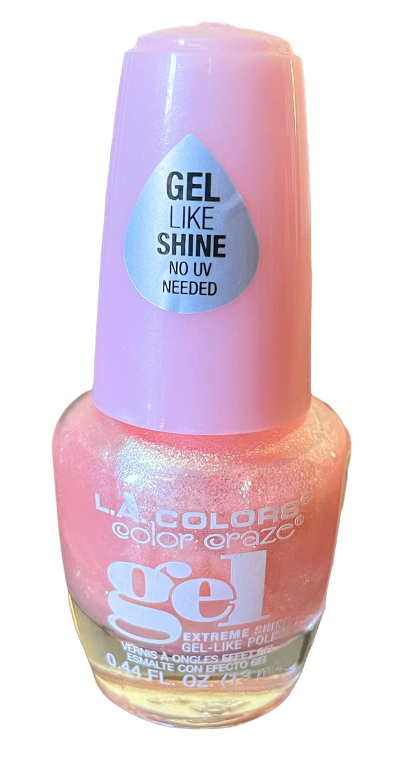 L.A. COLORS Nail Polish, 0.44 Fl Oz (Pack of 1), CNP757 Pink Sugar