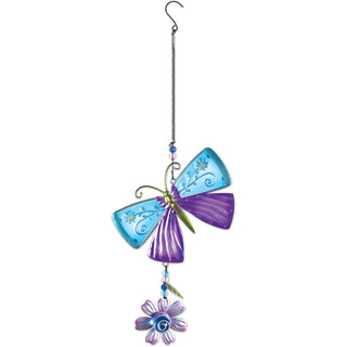 Sunset Vista Designs Hanging Ornament, 18.5" Long, Turquoise Butterfly