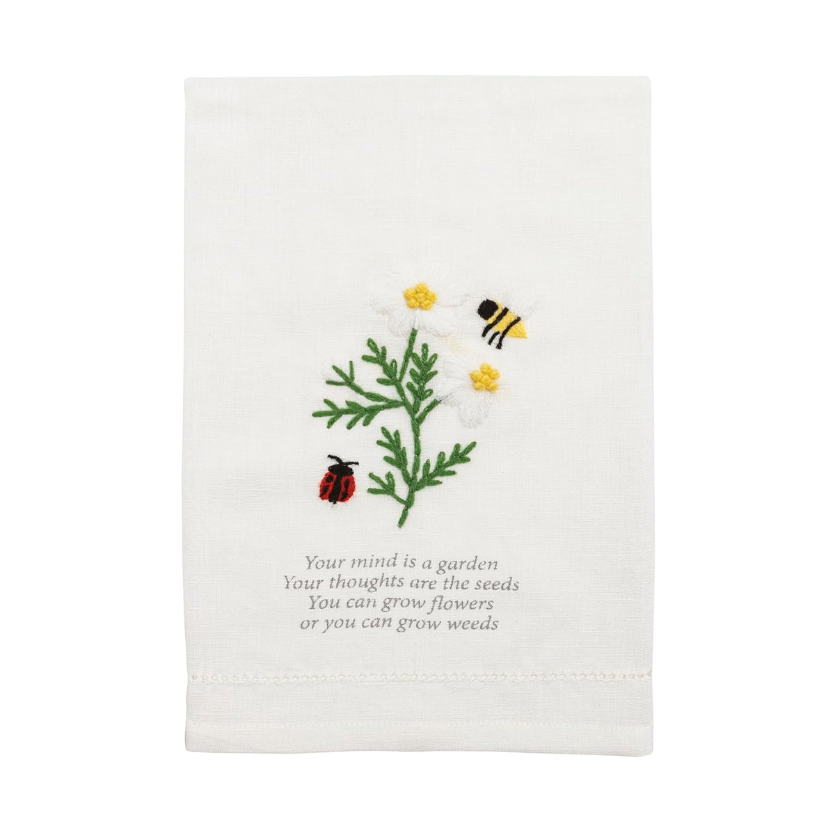 Mud Pie Towel, 21" x 14", Mind