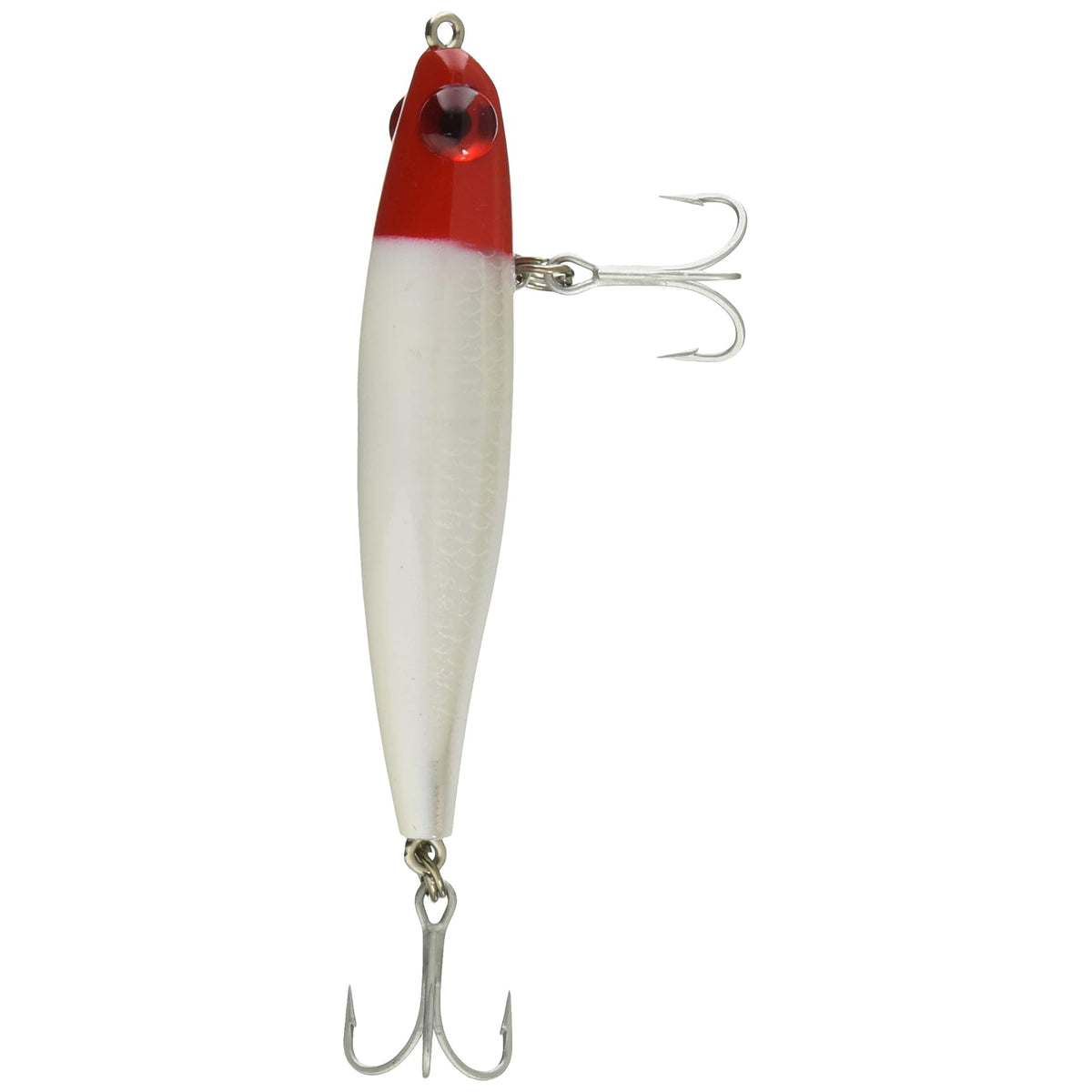 MirrOLure Fishing Hook, 3.5in 1/2oz, Red Hd/White/Silver