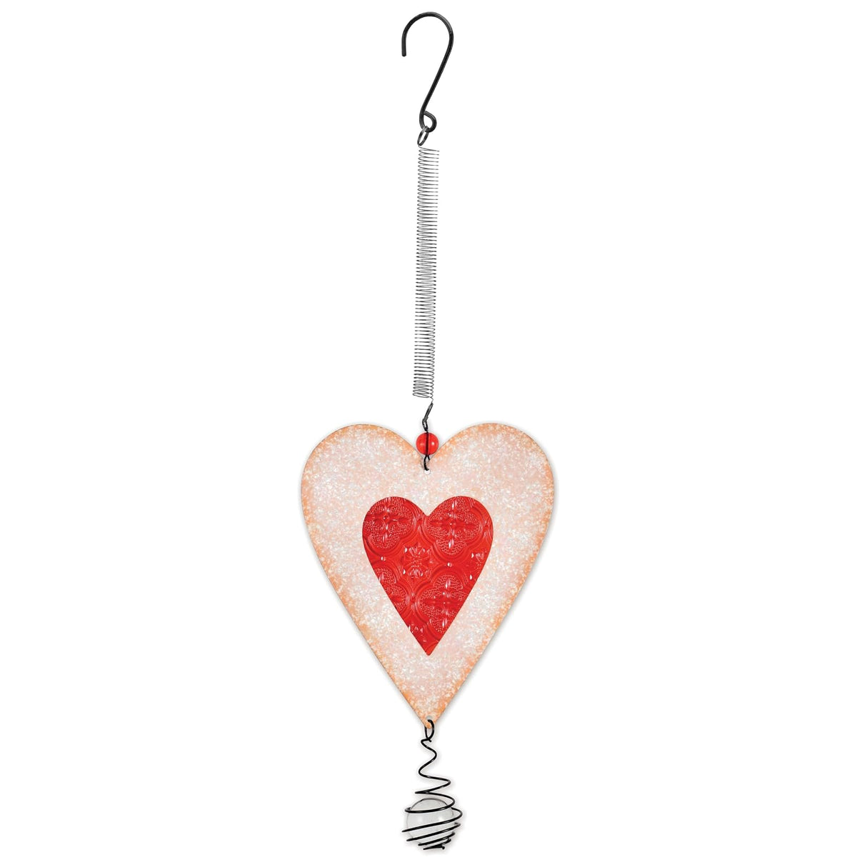 Sunset Vista Designs Hanging Ornament, 14 Inch, Red/White