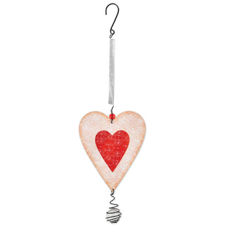 Sunset Vista Designs Hanging Ornament, 14 Inch, Red/White