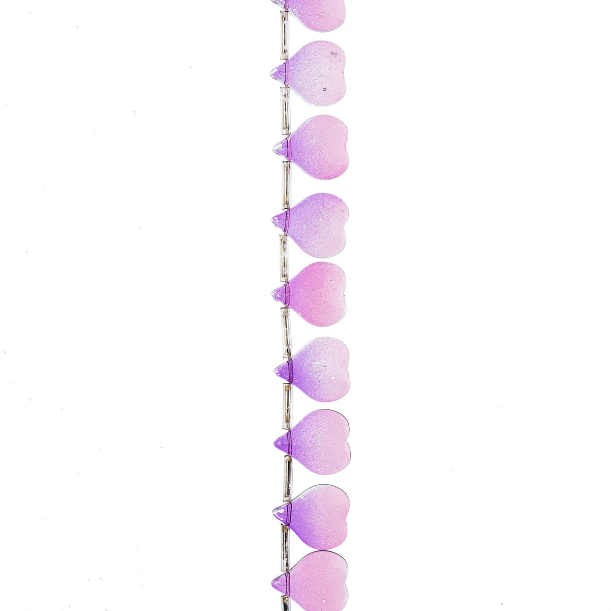 John Bead Garland, Petals, Purple