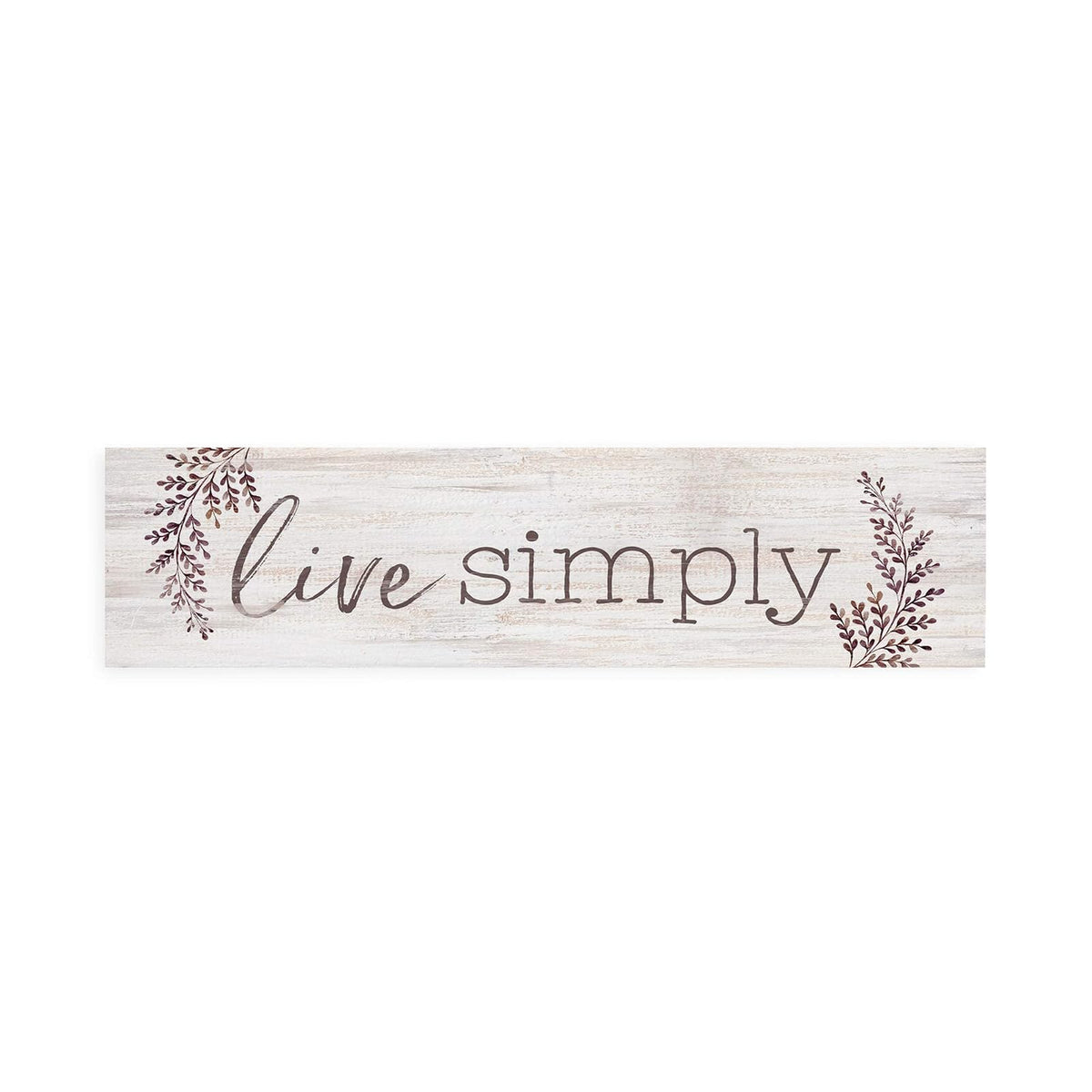P. Graham Dunn Decorative Signage, 6 x 1.5, Live Simply
