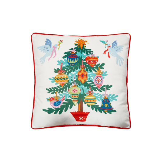 Peking Handicraft Pillow, 18 inches, Multicolor