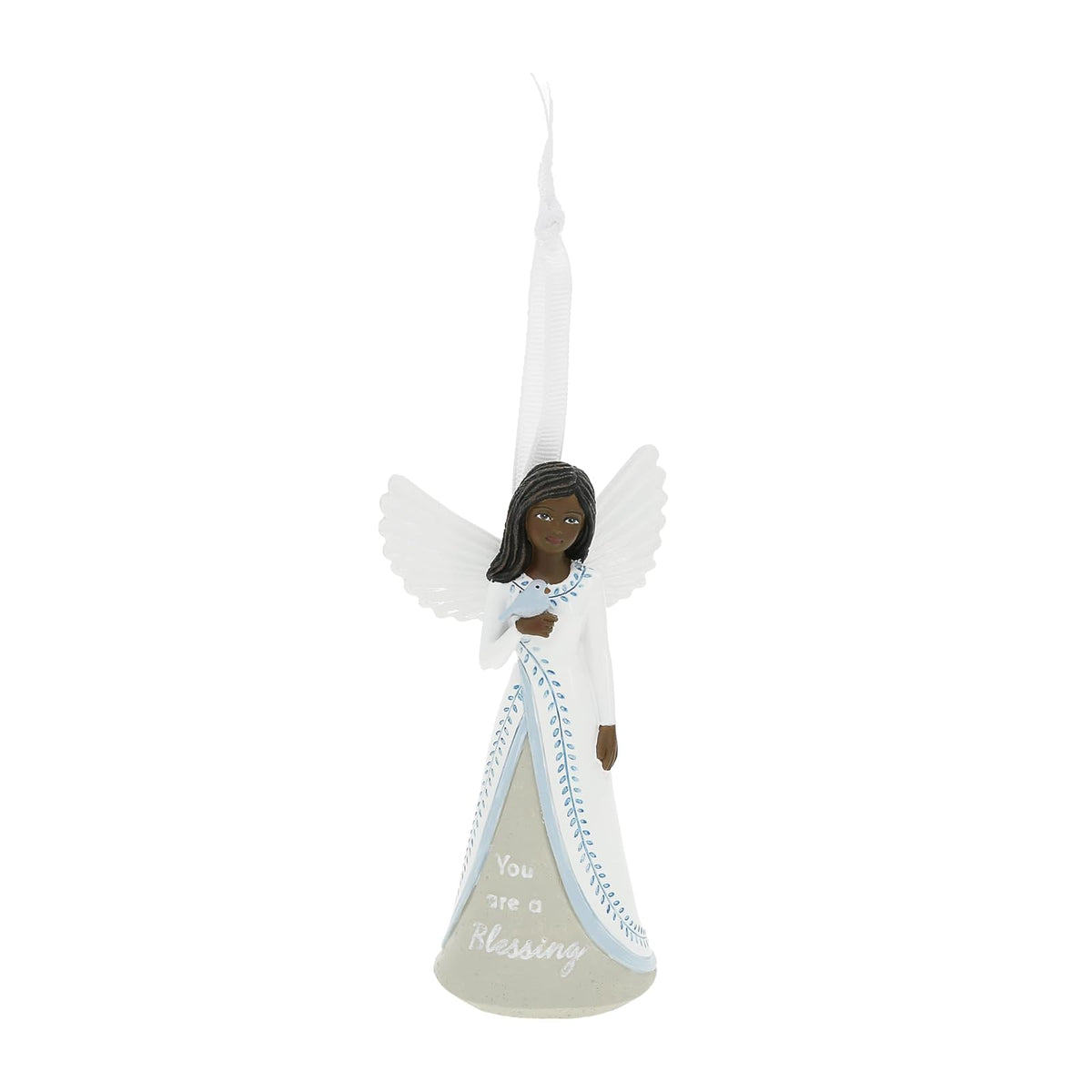 Pavilion Gift Company Hanging Ornament, 4.5", White