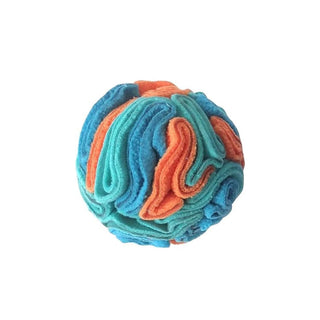 FOUFIT Pet Toy, Small 4", Blue/Orange