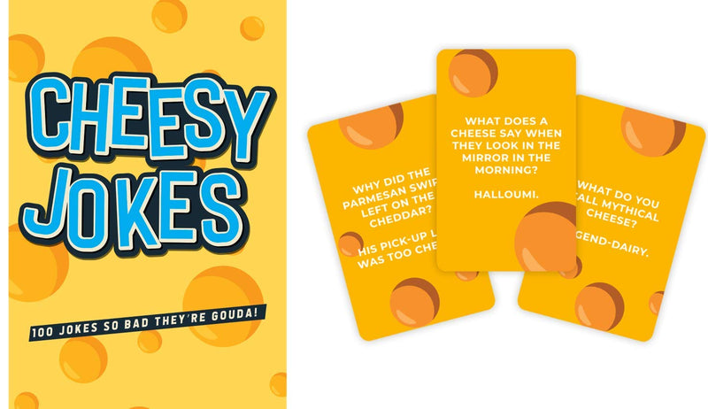 100 Cheesy Jokes Cards