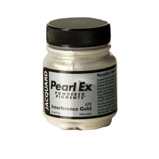 Jacquard Pearl Ex Pigment .50 Oz Interference GoldPearl Ex Powdered Pigment Interference Gold (J674)