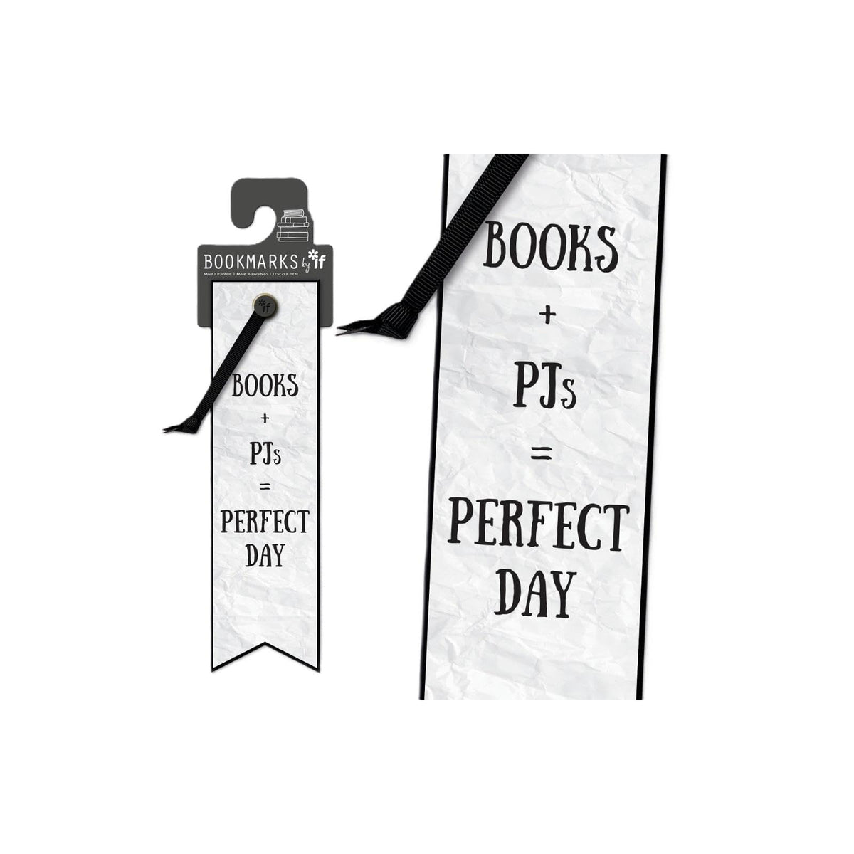 IF Bookmark, Gold, Books + PJs