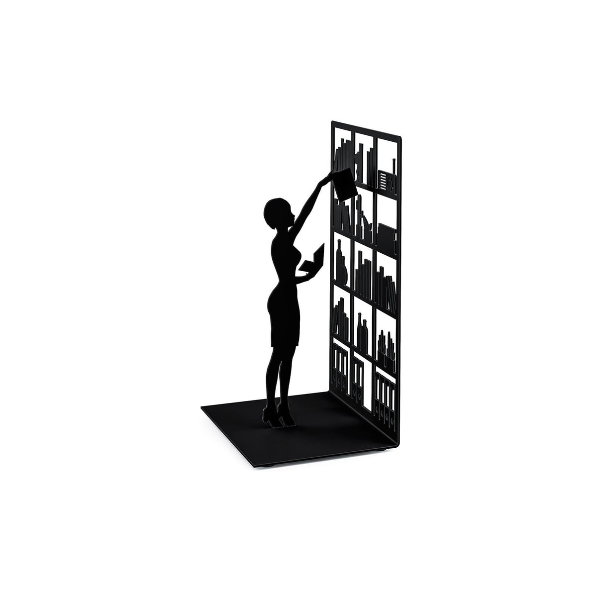 Balvi Bookend, Library Black, Black