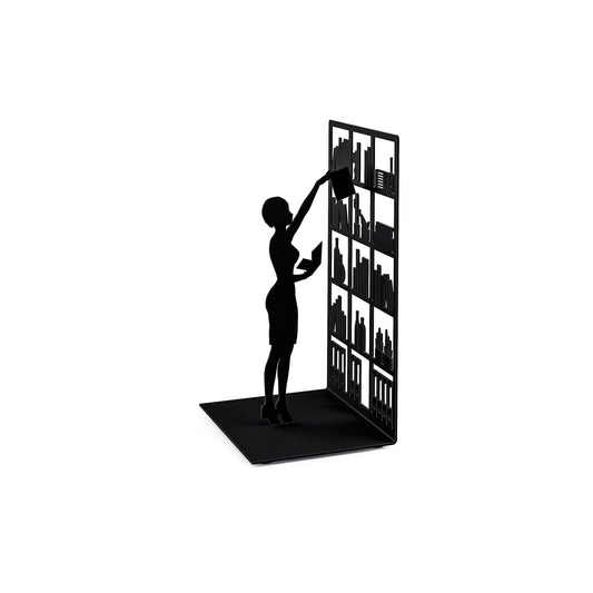 Balvi Bookend, Library Black, Black