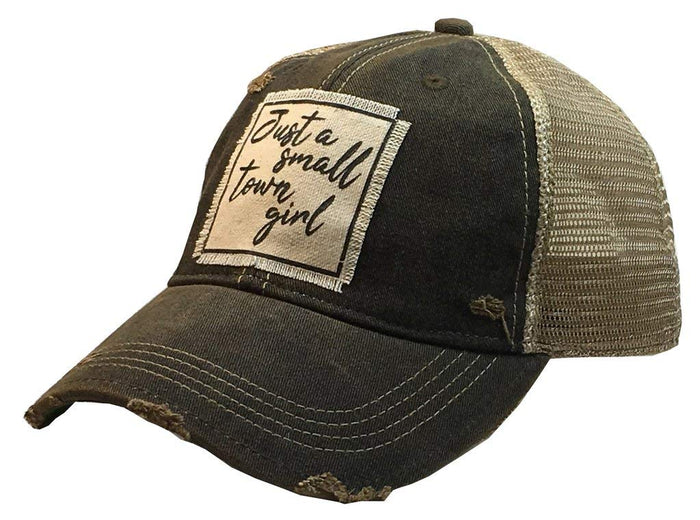 VINTAGE LIFE Hat, Small Town Girl (Black), Baseball