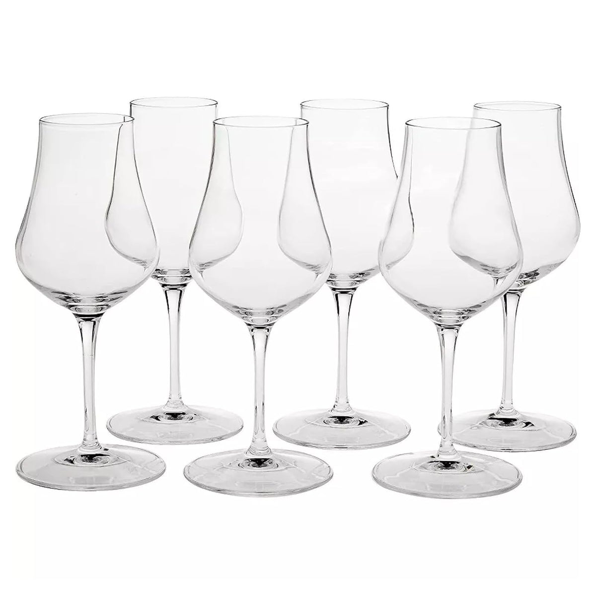 Luigi Bormioli Drinking Cup, 6 Count (Pack of 1), Clear