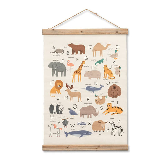 Abbott Collection Juvenile Alphabet Canvas