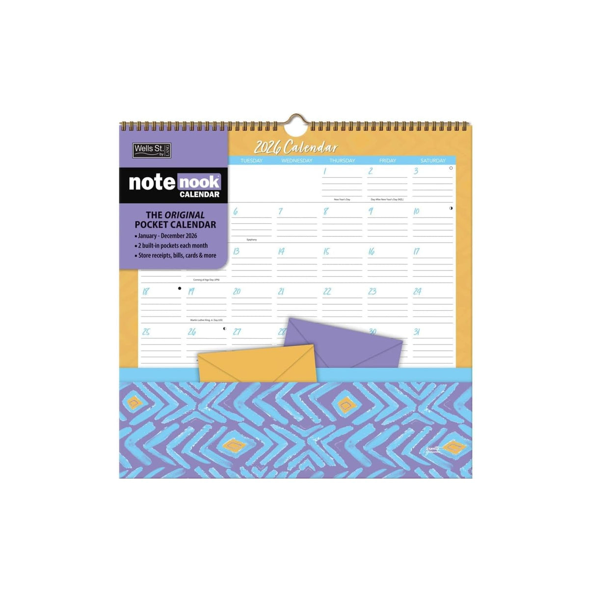 WSBL Calendar, 12"W x 12.1"H, 2026
