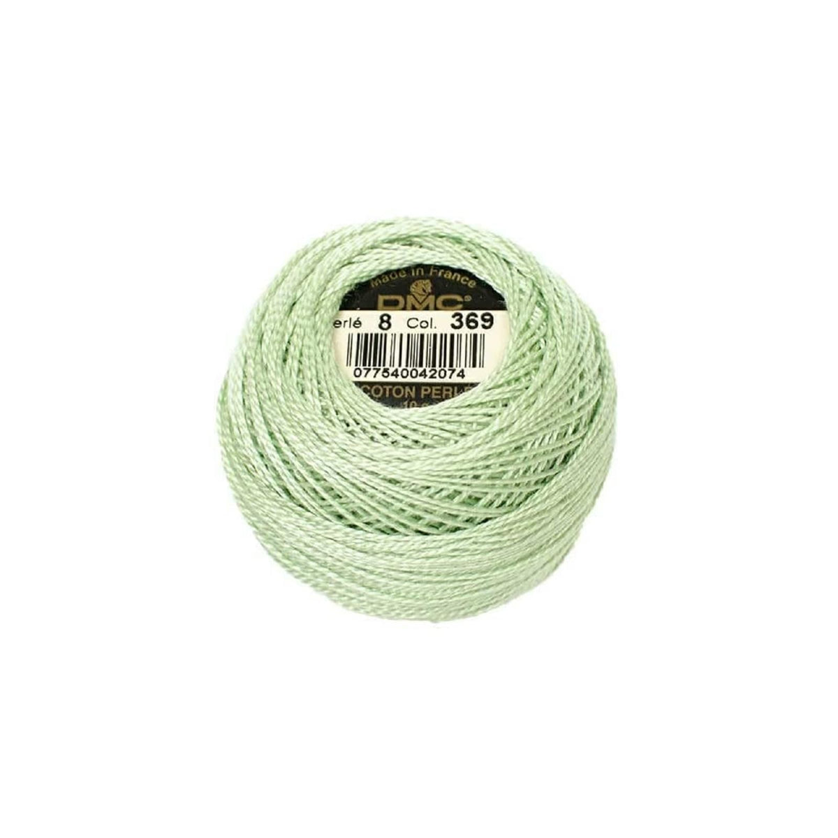 DMC Yarn, Size 8, Very Light Pistachio Green