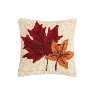 Peking Handicraft 31TG873C10SQ Fall Leaves Hook Pillow, 10 inches Length